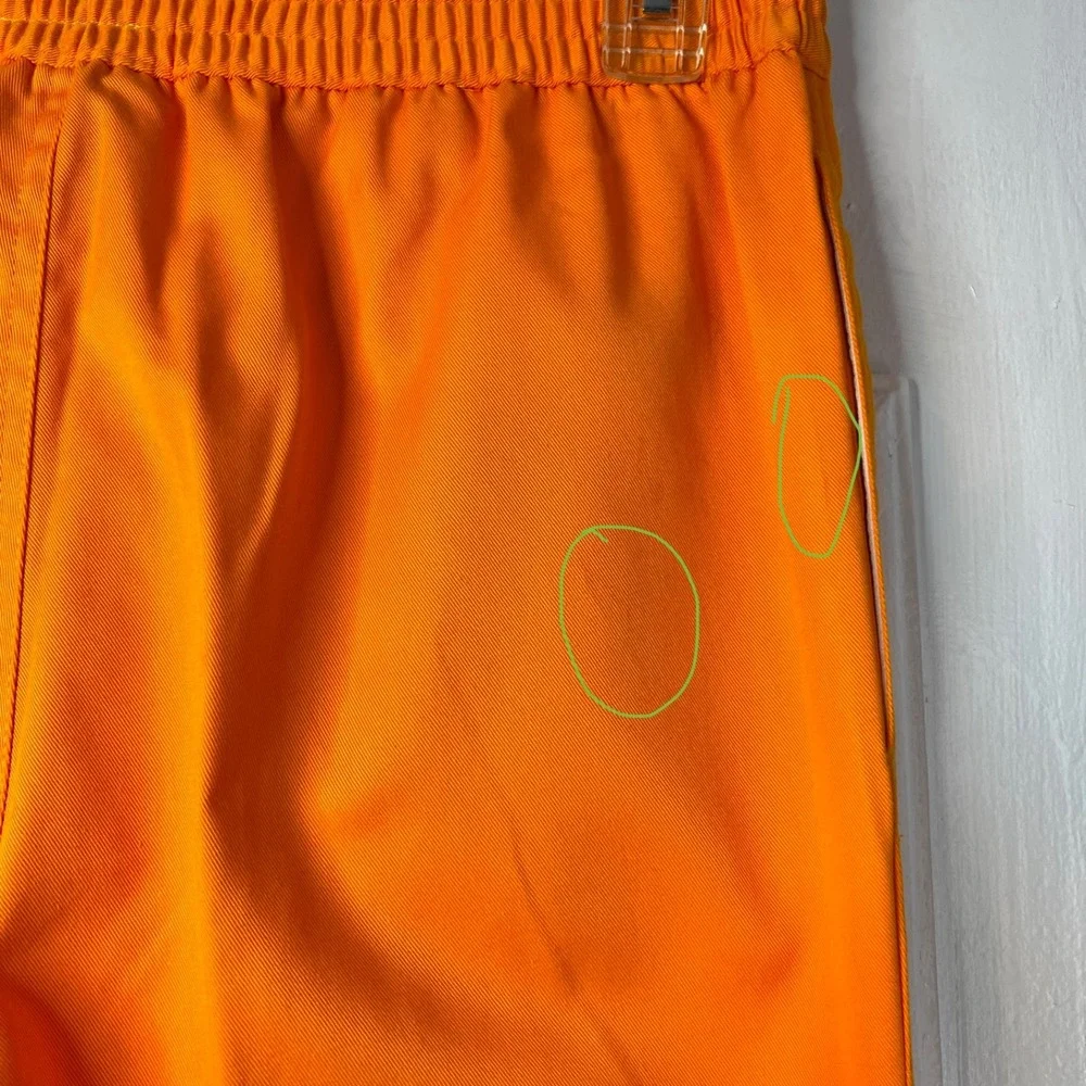 NWT 70s Vintage Izod Lacoste Pants Preppy Bright Orange Men's‎ Size Medium 30x36